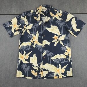 Vintage Pacific Legend Hawaiian Aloha Floral Print Sz L